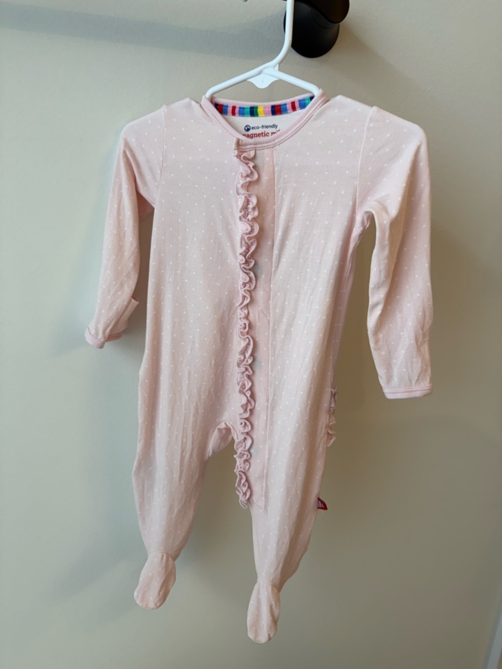 MagneticMe Modal Footie - dot pink